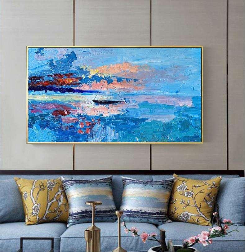 Sailboat Art Seascape Art。