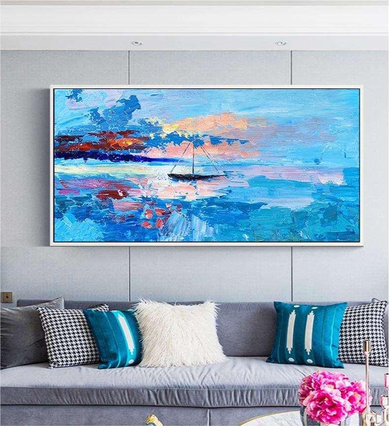Sailboat Art Seascape Art。