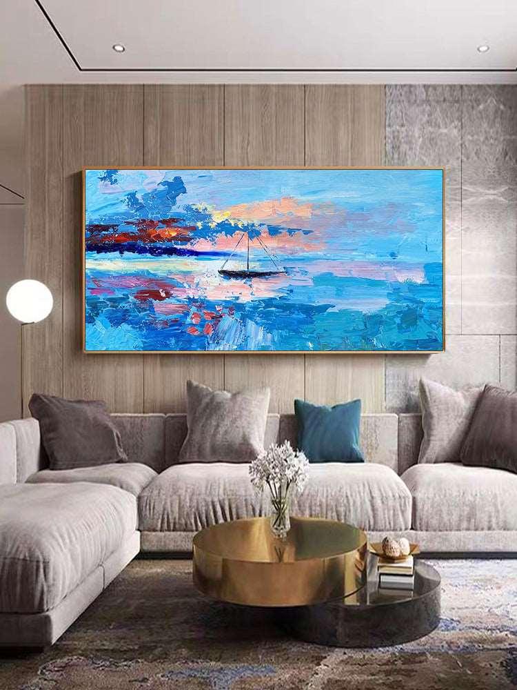 Sailboat Art Seascape Art。