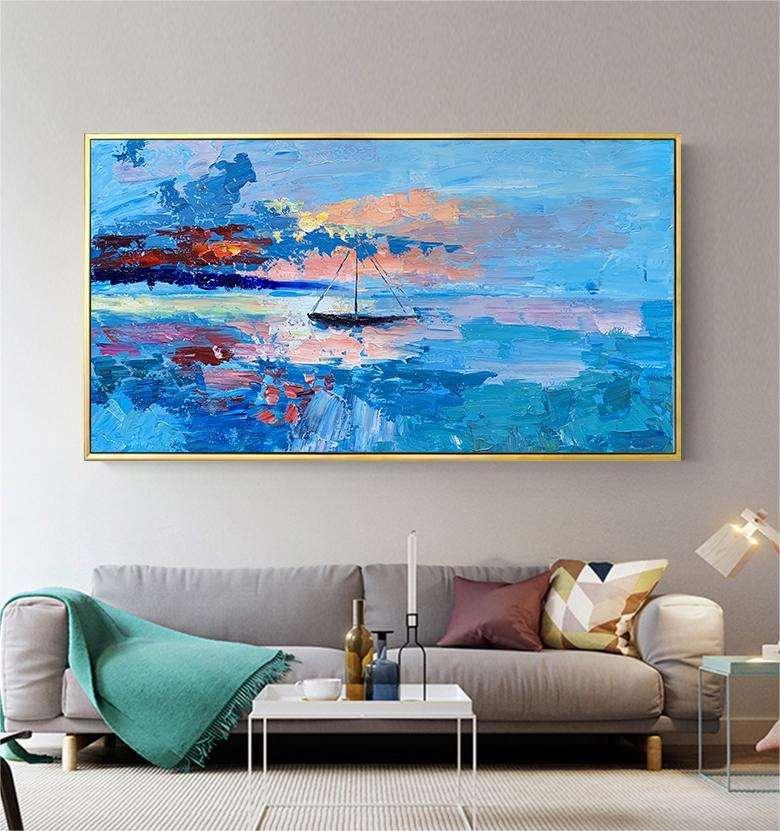 Sailboat Art Seascape Art。
