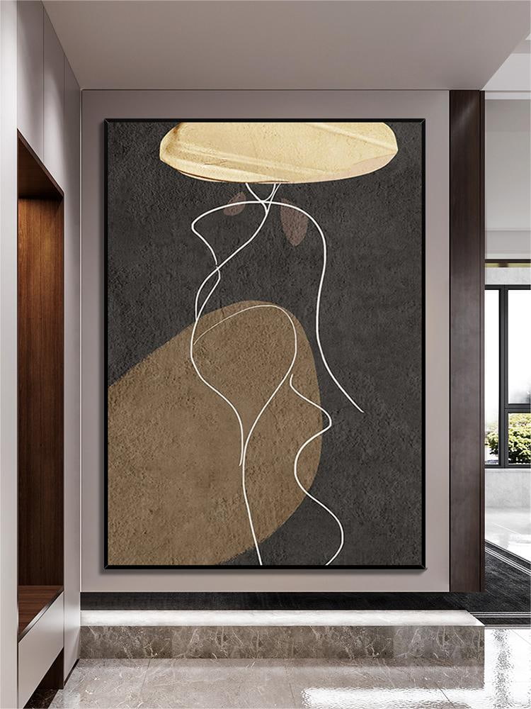 Abstract art painting every dog has his day