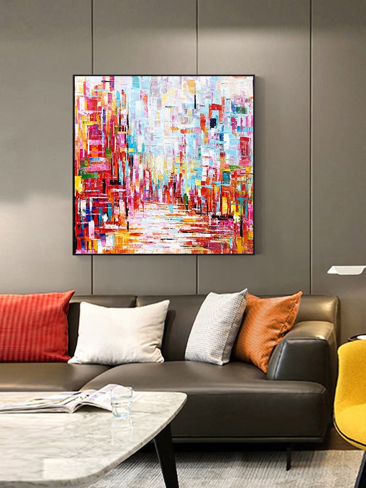 abstract color painting artwork stores