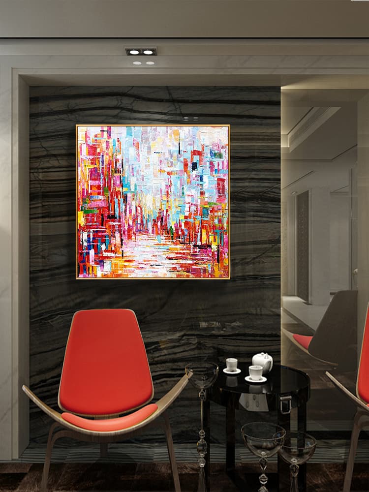 abstract color painting artwork stores