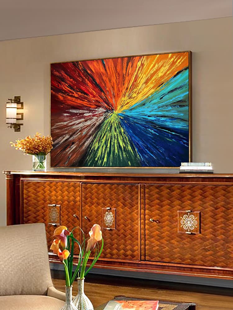 Original art colorful painting