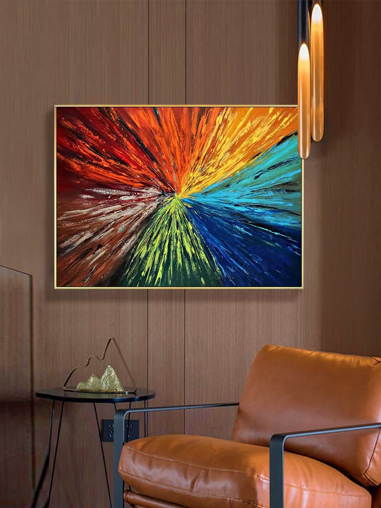 Original art colorful painting