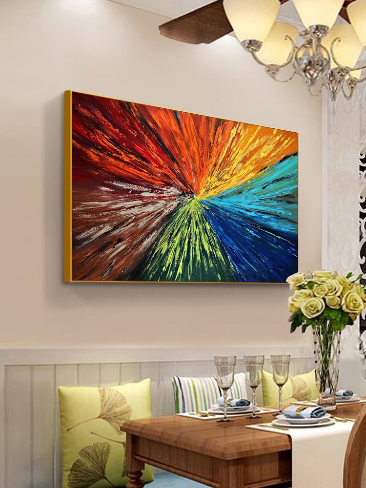 Original art colorful painting