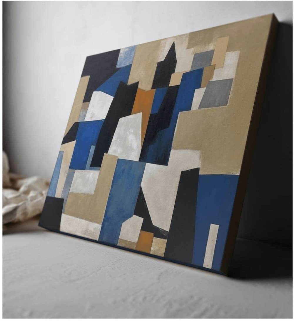 Colored squares on canvas - My Store