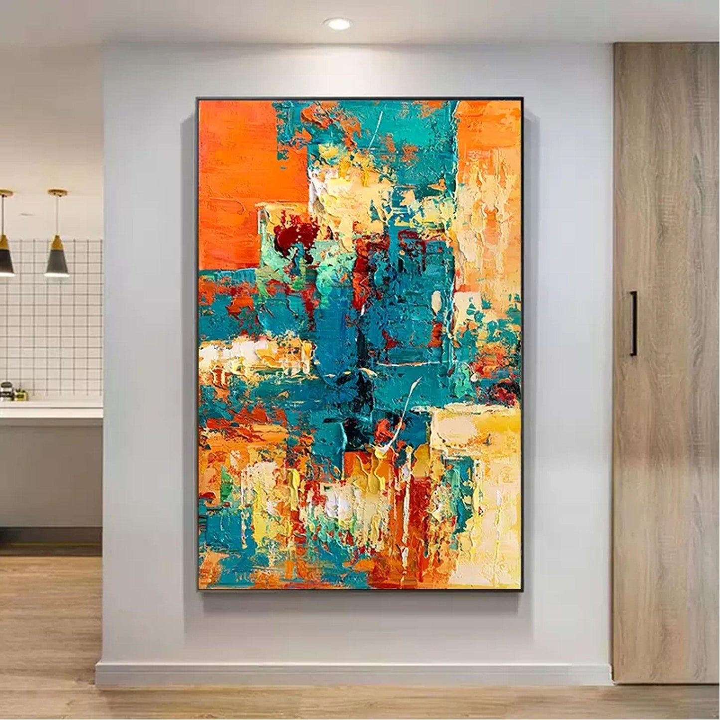 Dream on canvas Original Art Abstract Art Boho Wall Art LeYiGallery