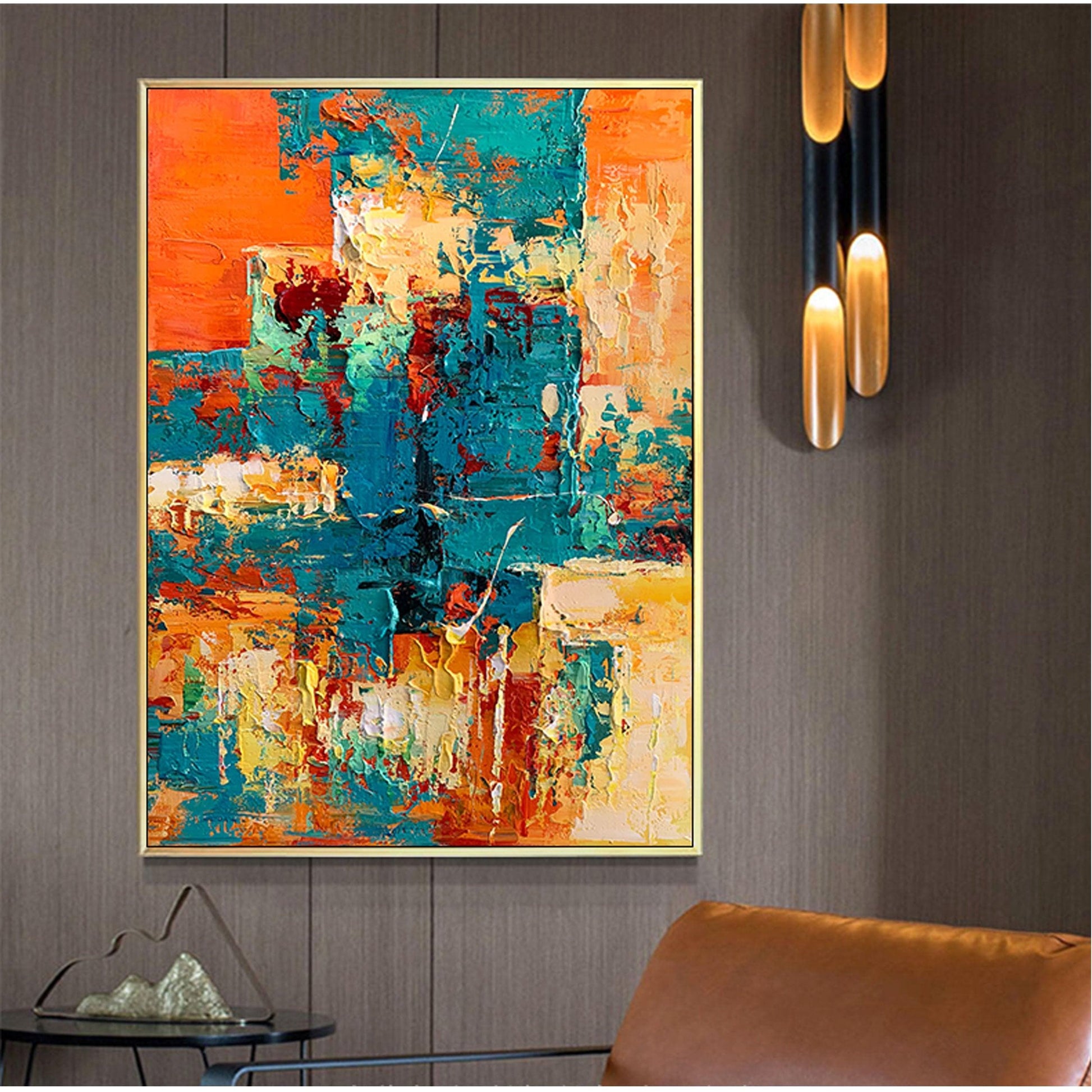 Dream on canvas Original Art Abstract Art Boho Wall Art LeYiGallery