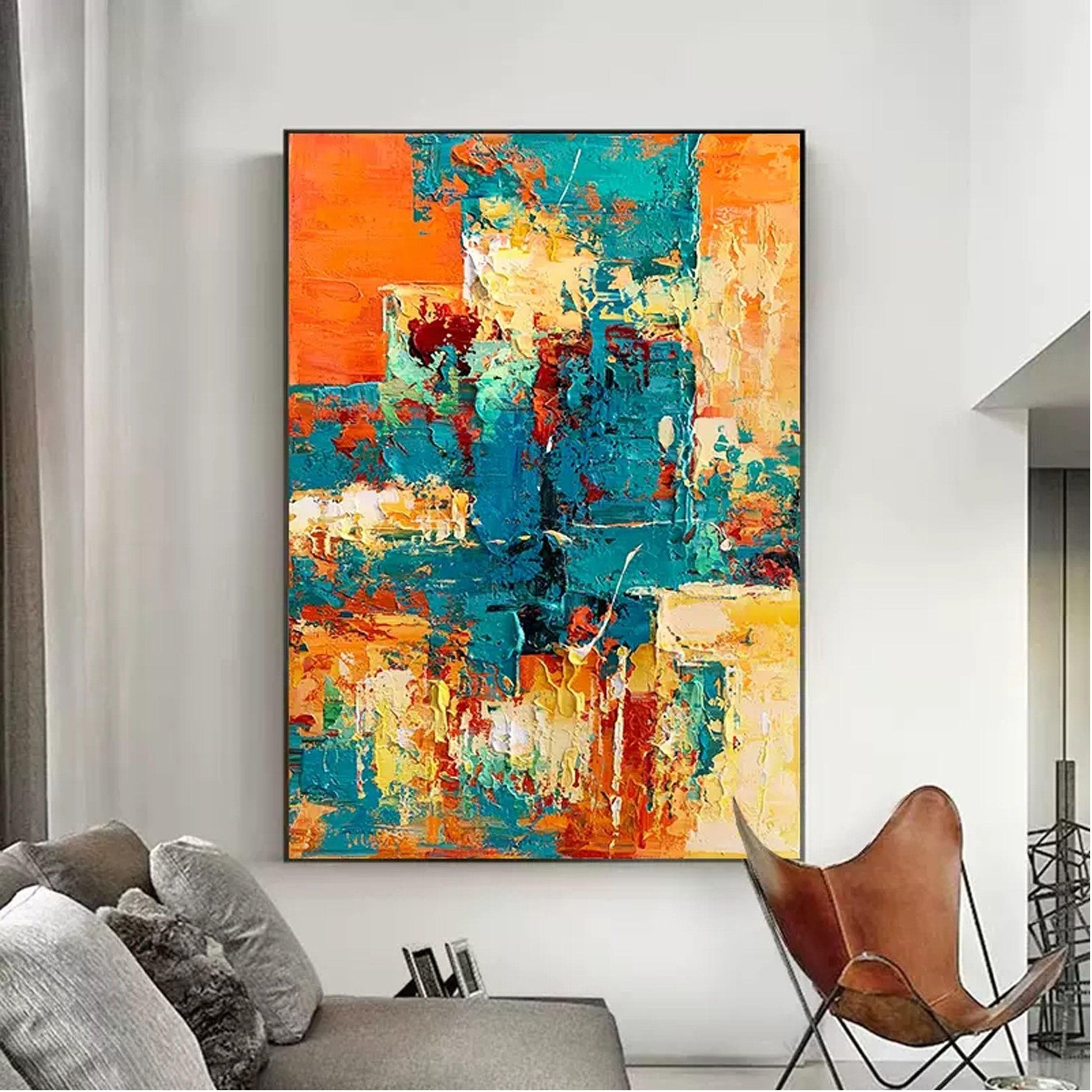 Dream on canvas Original Art Abstract Art Boho Wall Art LeYiGallery