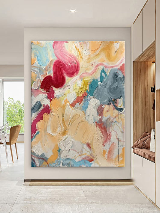 Abstract color painting