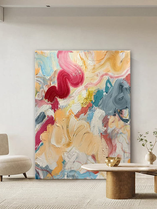 Abstract color painting
