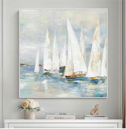 Abstract art sailing ship sailingArt in gallery - LeYiGallery