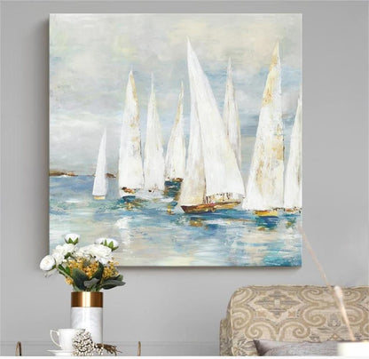 Abstract art sailing ship sailingArt in gallery - LeYiGallery