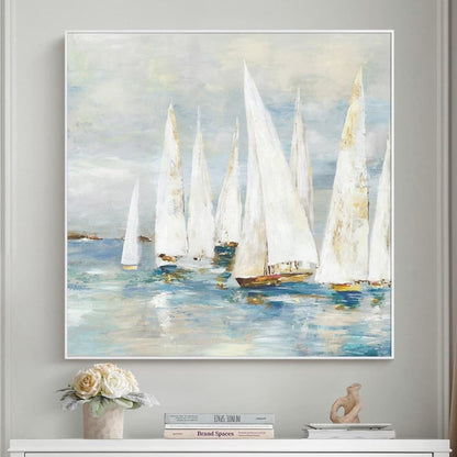 Abstract art sailing ship sailingArt in gallery - LeYiGallery