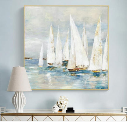 Abstract art sailing ship sailingArt in gallery - LeYiGallery