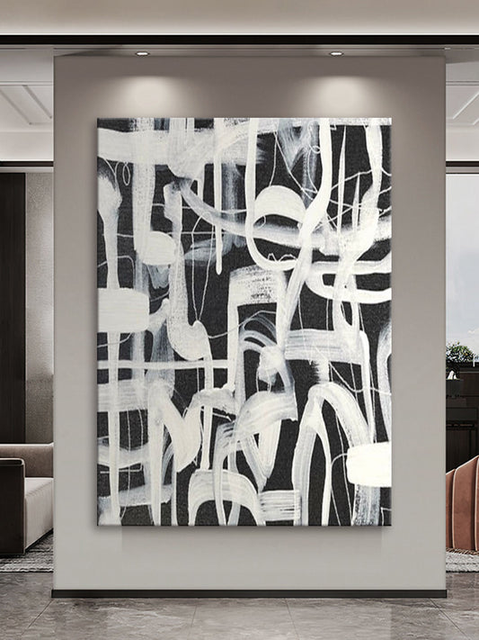 Abstract art painting Thinking