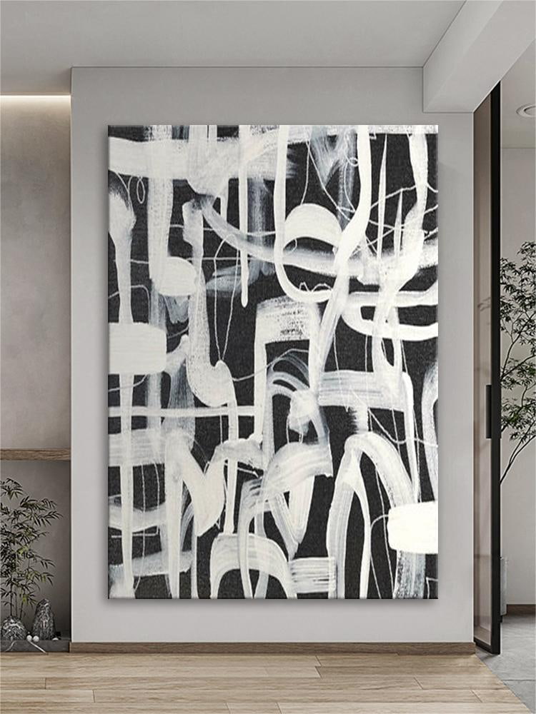 Abstract art painting Thinking