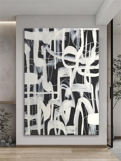 Abstract art painting Thinking