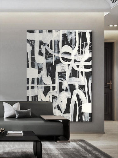 Abstract art painting Thinking